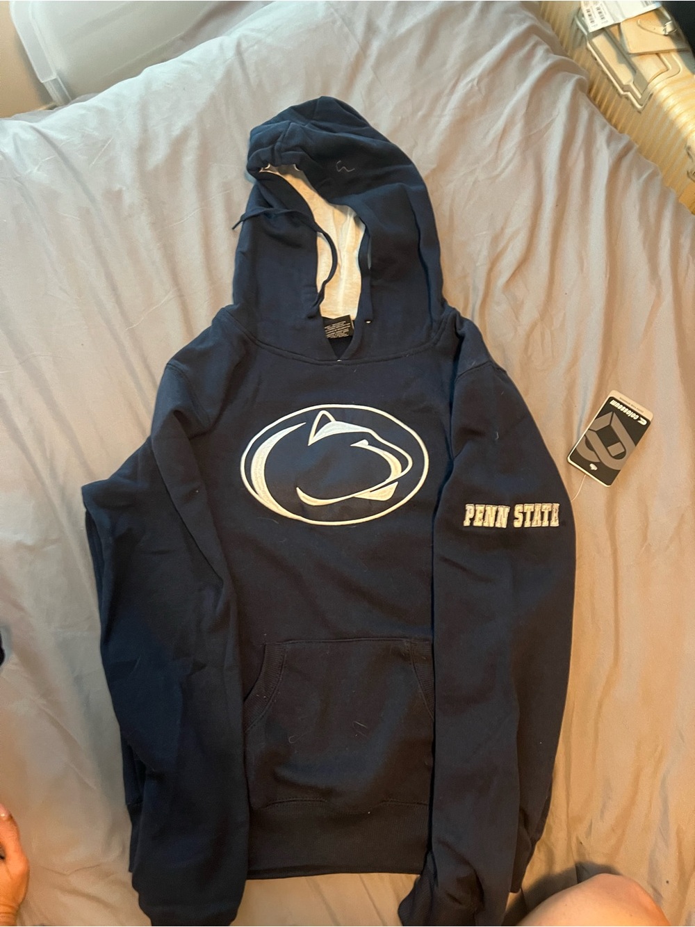 Colosseum Navy Blue Penn State Pullover Hoodie